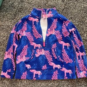 Girls Lilly P quarter zip